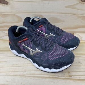 Womens Mizuno Wave Horizon 5 Blue Athletic Running Shoes Sneakers Size 7.5